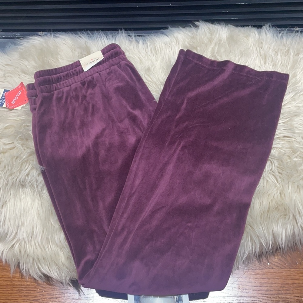 St.John’s Bay Velvet lounge straight pants